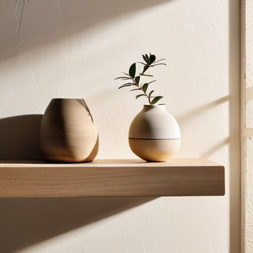 Finding Balance Through Minimalist Shelf Arrangement