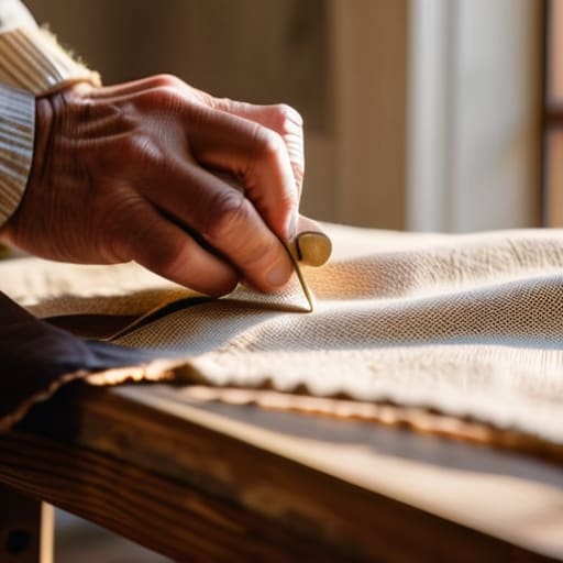 The Gentle Art of Measuring Fabric for Shades.