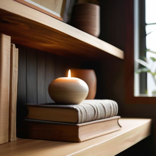 Creating Your Own Sanctuary through shelf styling.