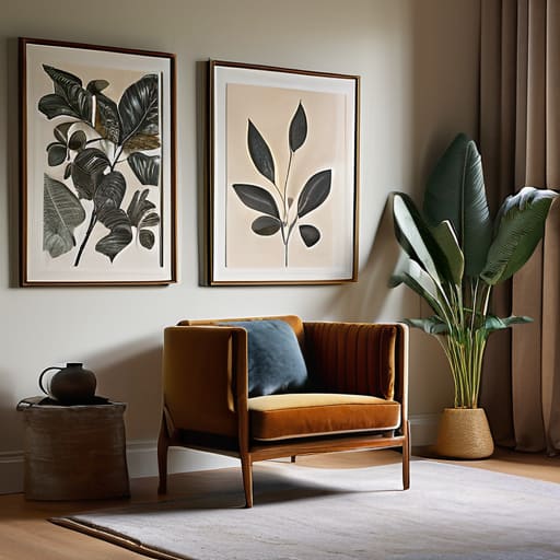 Creating Your Visual Sanctuary with gallery walls.