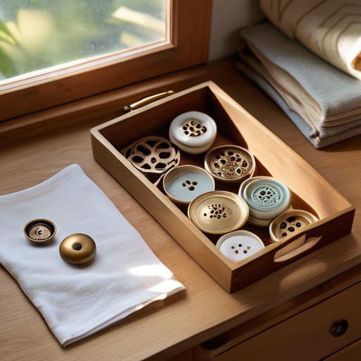 Organized sewing workspace for Finding Your Creative Flow.