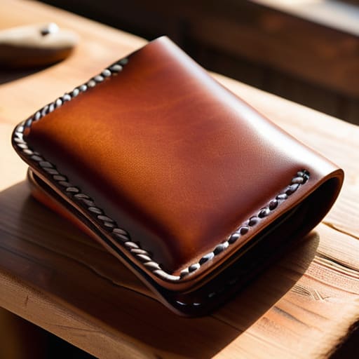 The Beauty of the Finished Piece wallet.