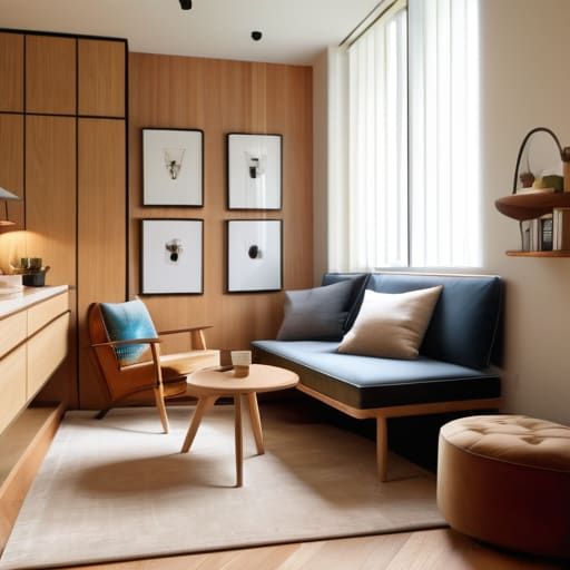 How to arrange furniture in a small room.