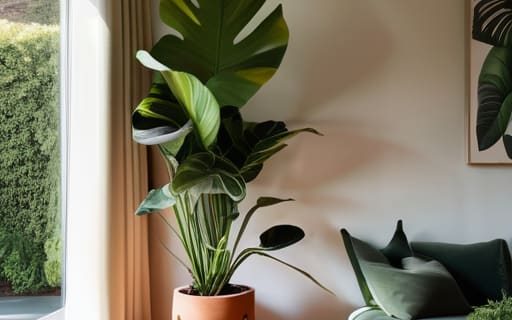 How to arrange plants indoors for beauty.