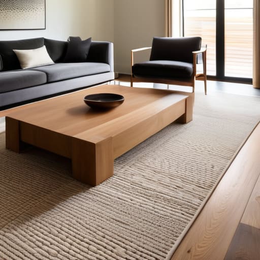 Guide on how to choose rugs for a room.