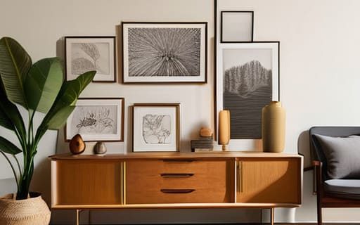 How to create a gallery wall layout.