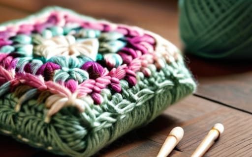 Learn how to crochet a granny square.