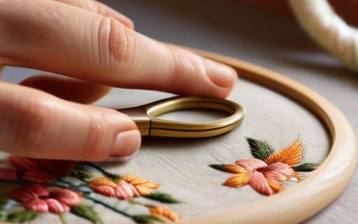 Learn how to do embroidery easily.