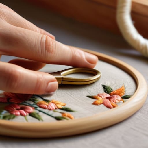 Learn how to do embroidery easily.