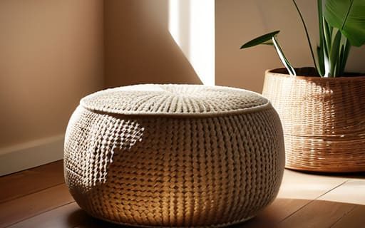 Guide on how to make a pouffe.
