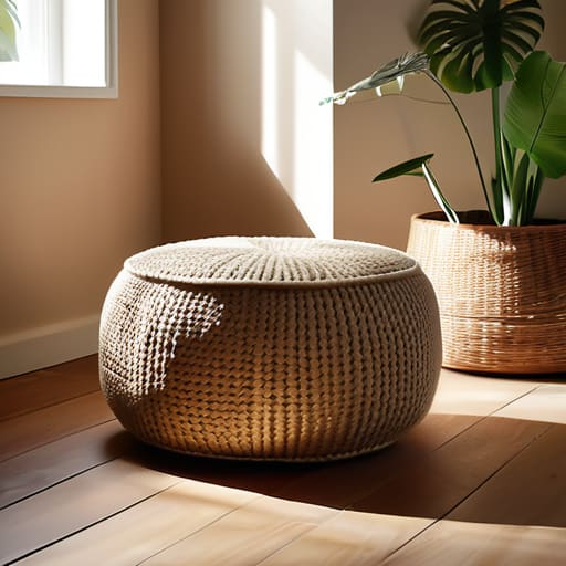 Guide on how to make a pouffe.