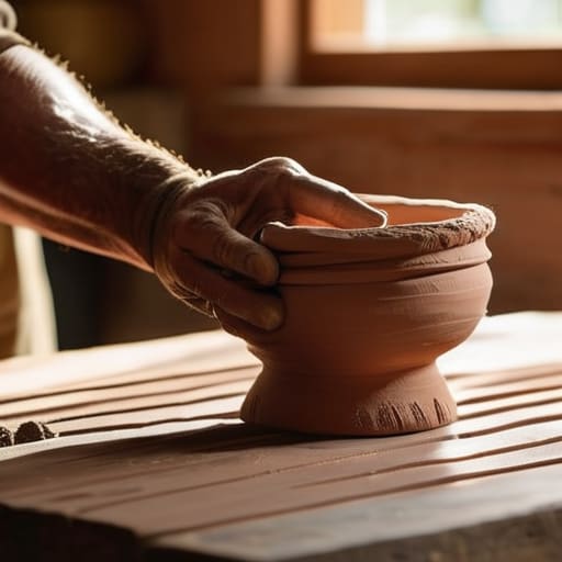How to make pottery without a wheel.