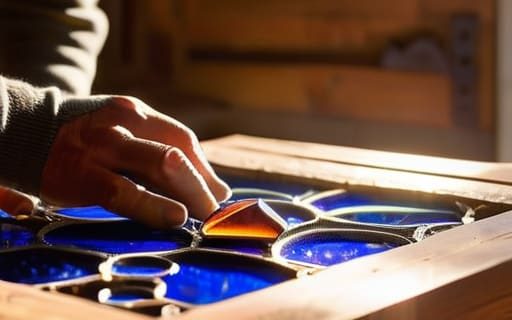 Guide on how to make stained glass.