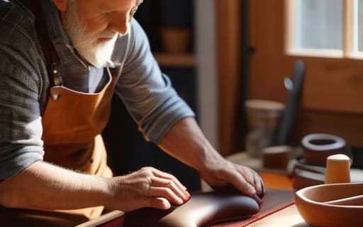 How to protect your back at a craft table.