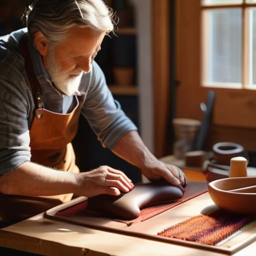 How to protect your back at a craft table.