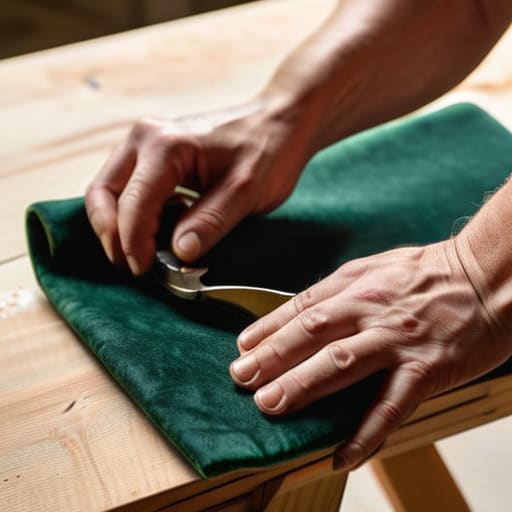 Guide on how to reupholster a chair seat.