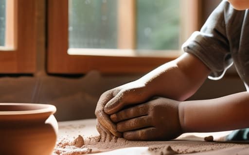 How to teach a child a craft patiently.