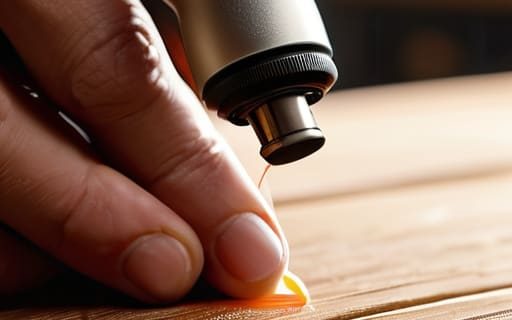 How to use a glue gun properly.