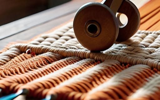 Guide on how to weave on a small loom.