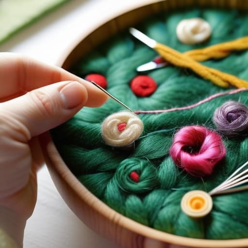 Essential Needle and Thread for Sewing Felt With Intention