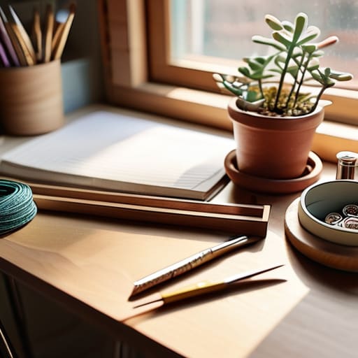 How to craft in a small space without stress.