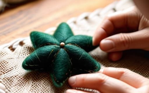 How to make felt ornaments guide.