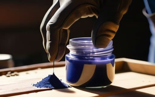 How to protect skin when working with materials.