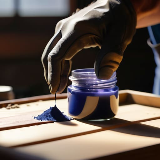 How to protect skin when working with materials.