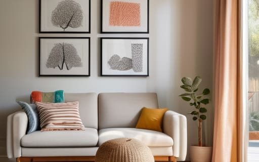 How to display childrens art creatively.