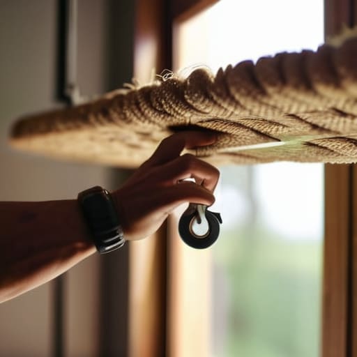 Guide on how to make a hanging shelf.