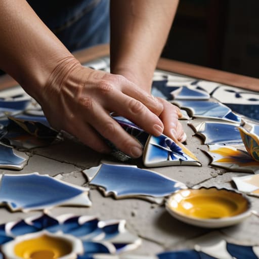 Guide on how to make a mosaic.