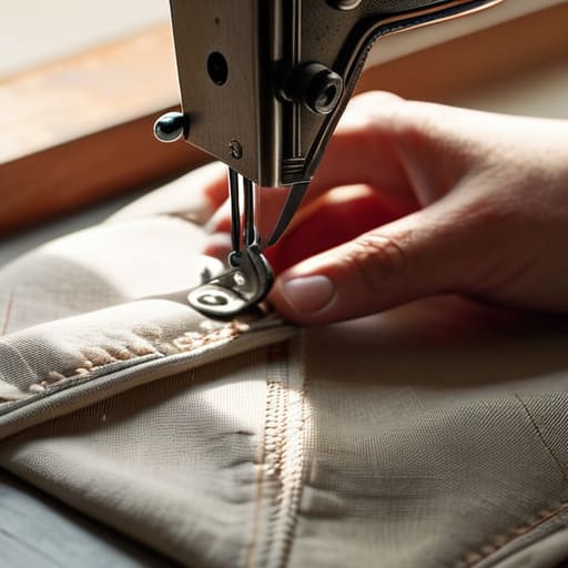 Tutorial on how to sew a tote bag.