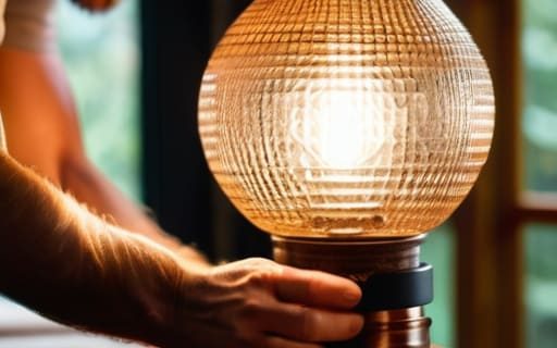 Guide on how to make a lamp.