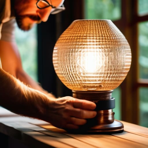 Guide on how to make a lamp.
